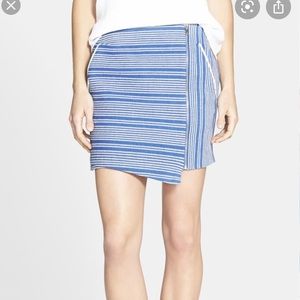 Rebecca Minkoff Judy Asymmetrical Tweed Skirt
